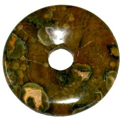 Donut ou PI Chinois rhyolite verte (3cm)