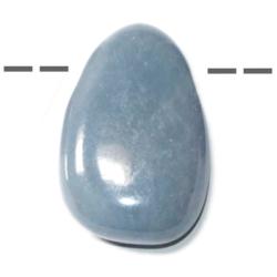 Pendentif anglite Prou A (pierre troue) + cordon 
