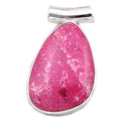 Pendentif thulite Norvge AA argent 925