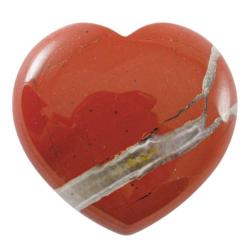 Coeur jaspe rouge Afrique du Sud A 15mm