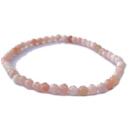 Bracelet opale rose Prou A (perles facettes 3-4mm)