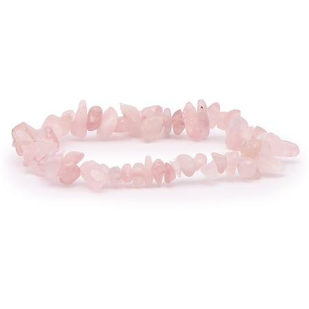 Bracelet quartz rose Brésil AA (perles baroques)