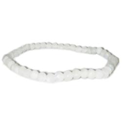 Bracelet pierre de lune arc en ciel Inde AA (pristrite) perles facettes 3-4mm