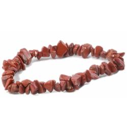 Bracelet jaspe rouge Afrique du Sud AB (perles baroques)