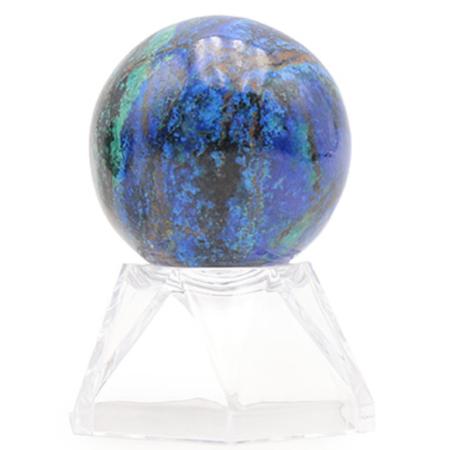 Sphère azurite-malachite Pérou AAA - 37mm