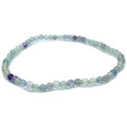 Bracelet fluorine multicolore Chine A (perles facettes 2-3mm)