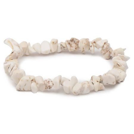Bracelet magnésite Afrique du Sud A (perles baroques)