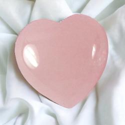 Coeur quartz rose Brsil A 15mm