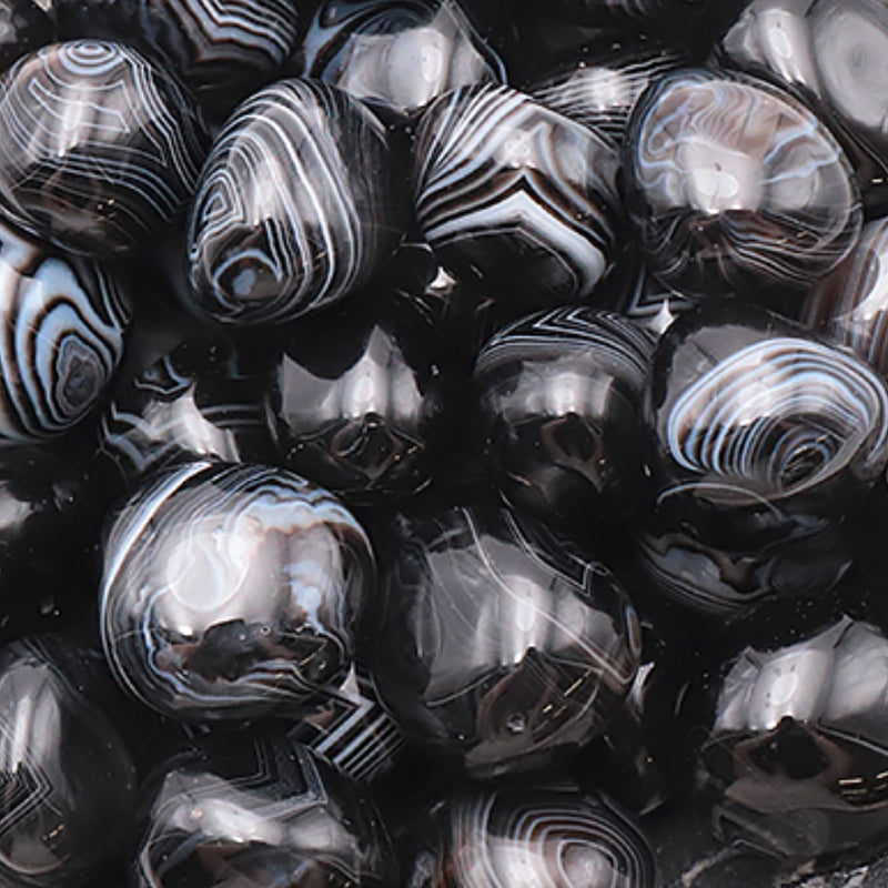 Ágata albaricoque Brasil A (piedra rodada)