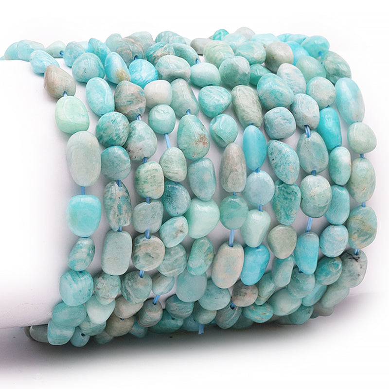 Amazonite bracelet Peru A+ grains 5-7mm
