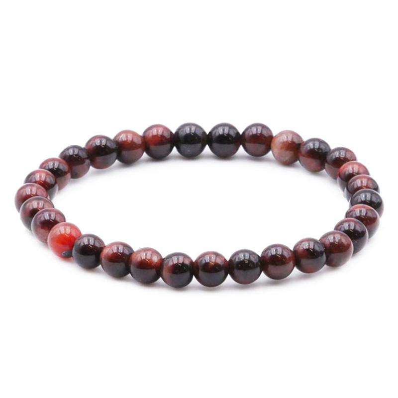 Bracelet oeil de taureau Afrique du Sud A (boules 5-6mm)