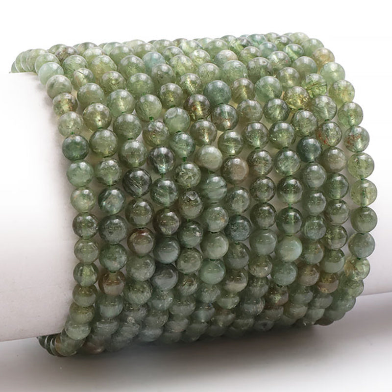 Madagascar green apatite bracelet A (5-6mm balls)
