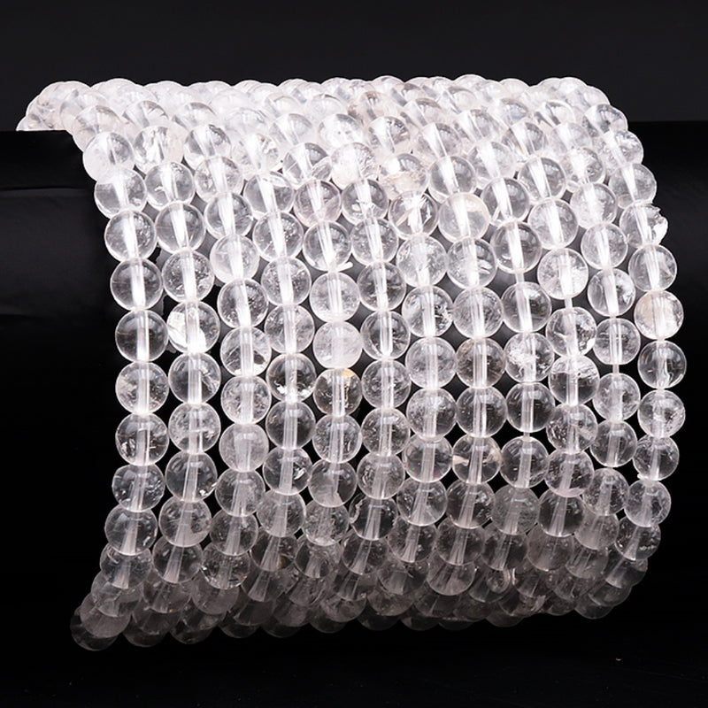 AA Brazilian rock crystal bracelet (5-6mm balls)