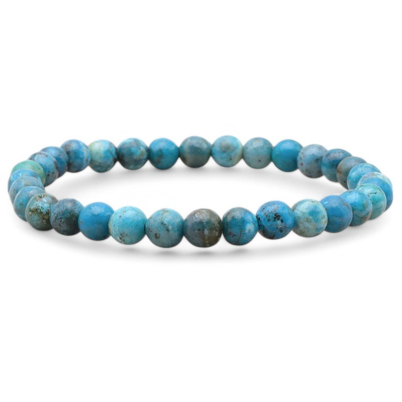 Blue Andean opal bracelet A (5-6mm balls)
