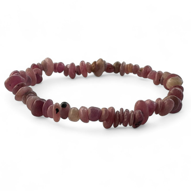 India AB ruby bracelet (baroque pearls)