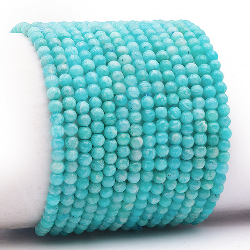 Amazonite bracelet Peru AA (3-4mm balls)