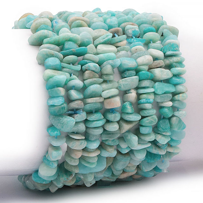 Amazonite bracelet Peru AA (baroque pearls)