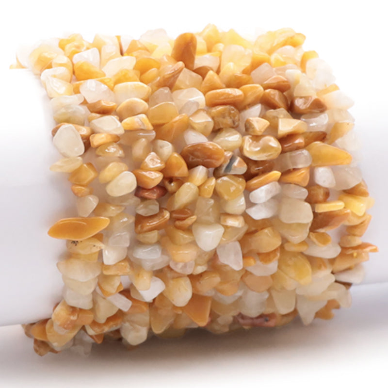 Bracelet aventurine jaune Brésil A (perles baroques)