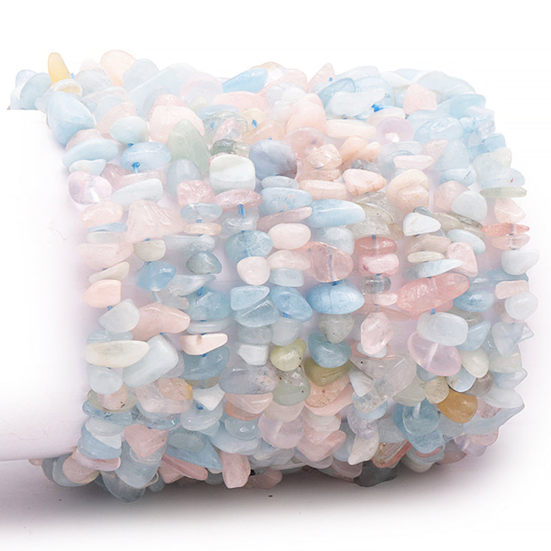 Multicolored beryl bracelet Brazil A (baroque pearls)