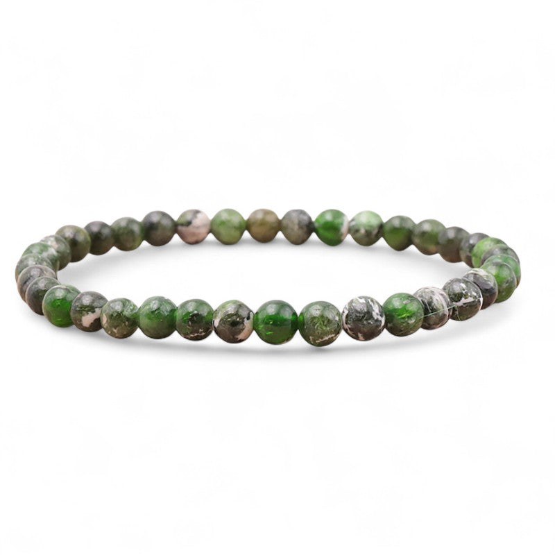 Green diopside bracelet United States B (5-6mm balls)