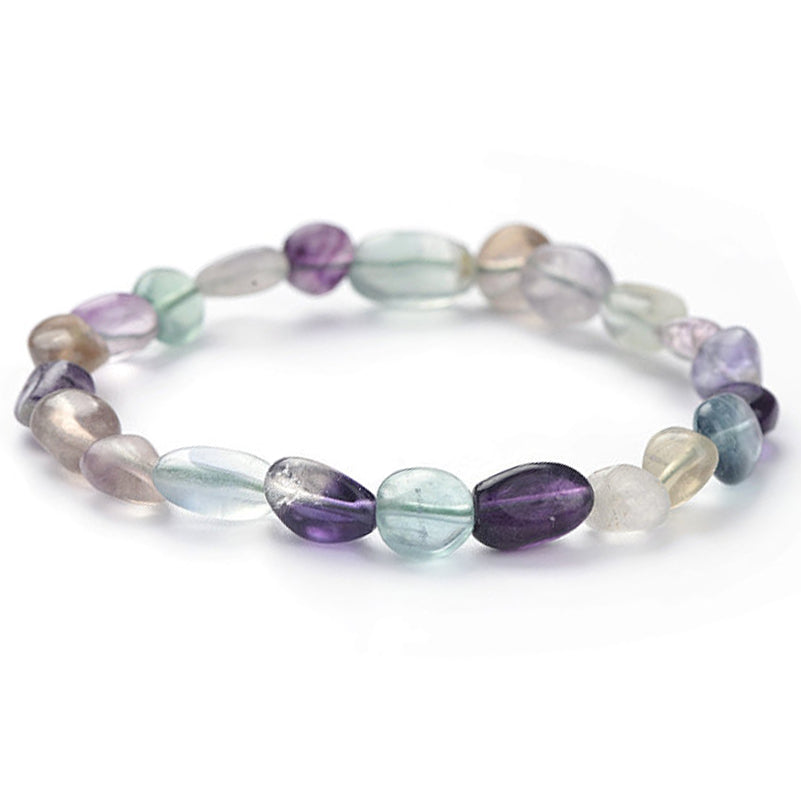 Fluorite bracelet China A (grains 5-7mm)