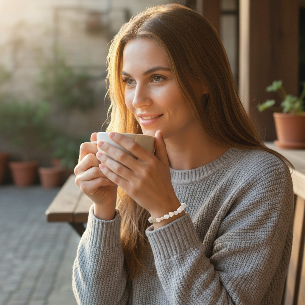 Multicolored beryl bracelet Brazil A (grains 5-7mm)
