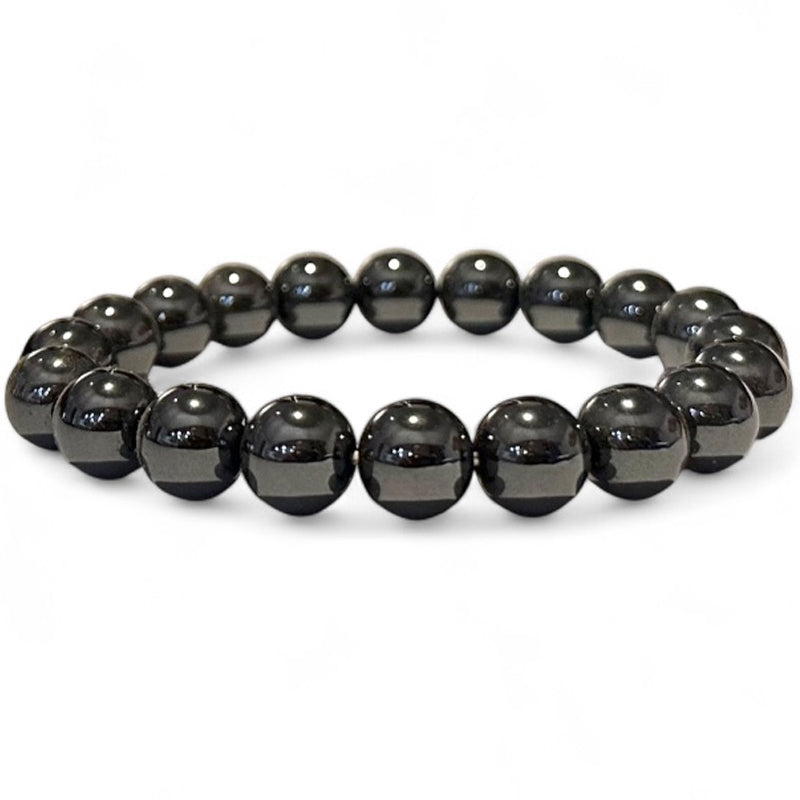 Hematite Bracelet China A (10mm balls)