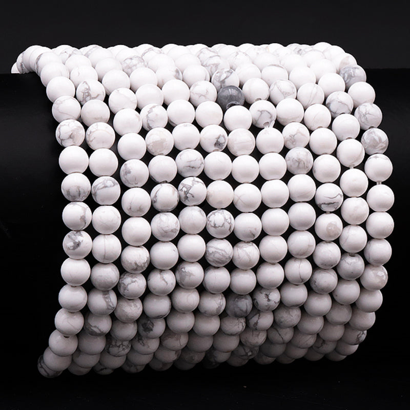 Zimbabwe A howlite bracelet (5-6mm balls)