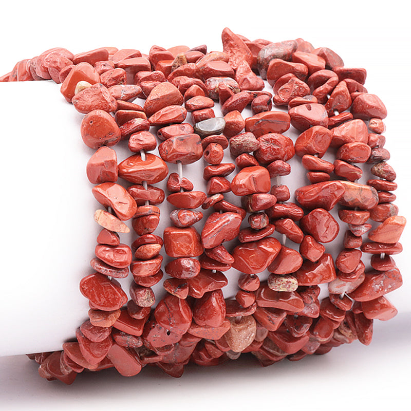 South African red jasper bracelet A (baroque beads)