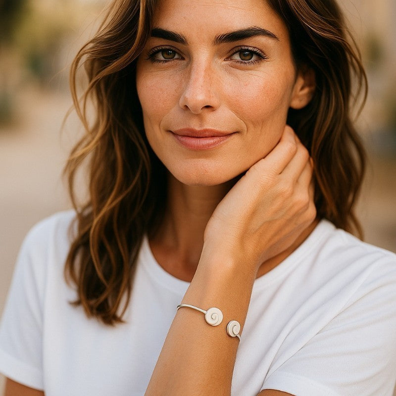 Saint Lucia Eye Bracelet (oval) 925 silver