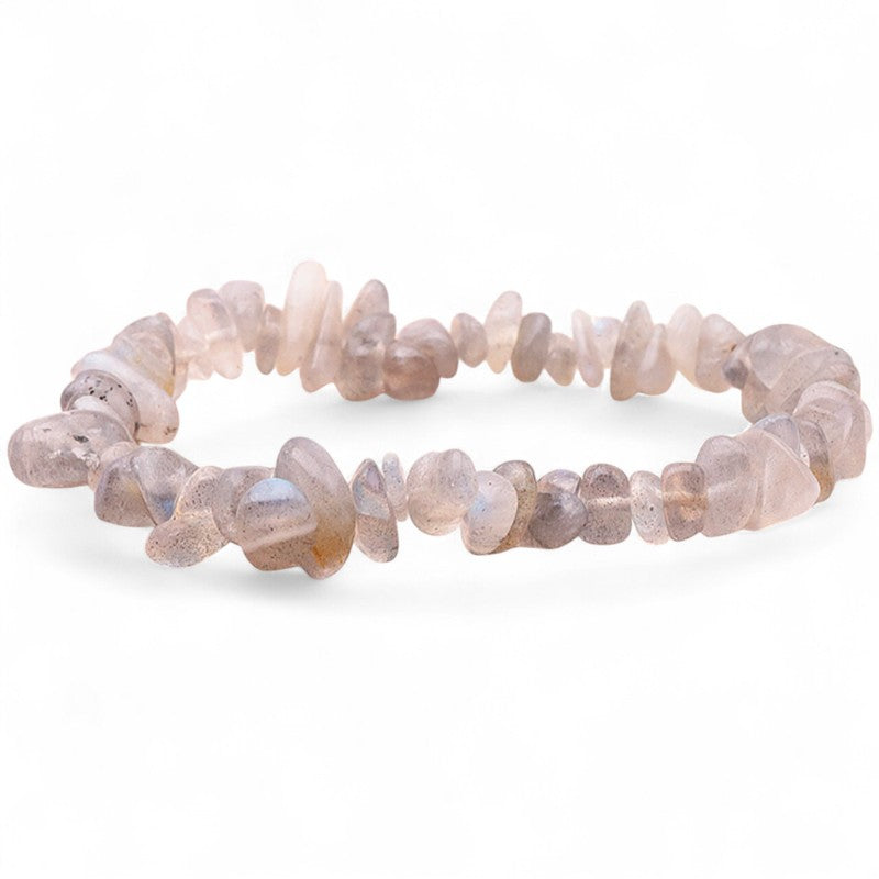 Pulsera Labradorita Madagascar AA (perlas barrocas)