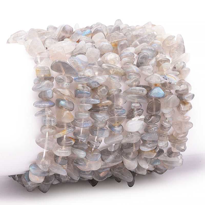 Pulsera Labradorita Madagascar AA (perlas barrocas)