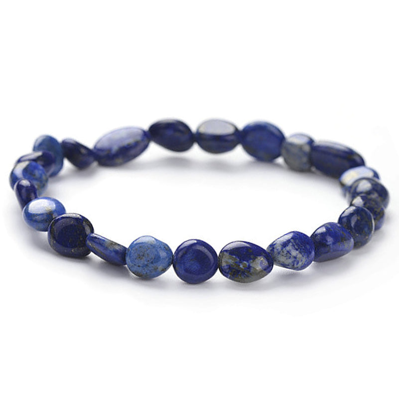 Lapis lazuli bracelet Afghanistan A (grains 5-7mm)