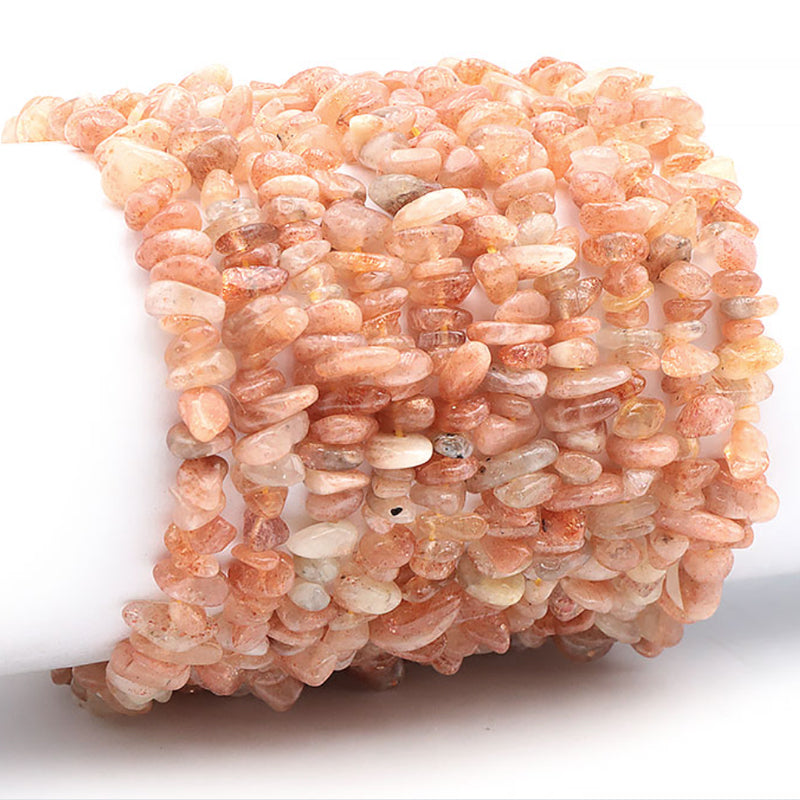 India A+ sunstone bracelet (baroque pearls)