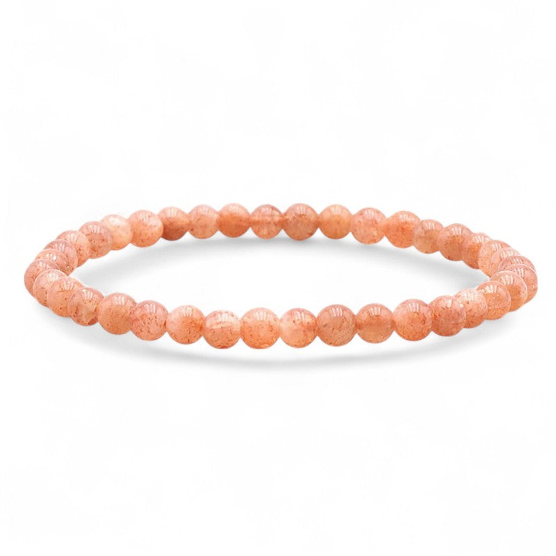 India AA sunstone bracelet (balls 4.5-5.5m)