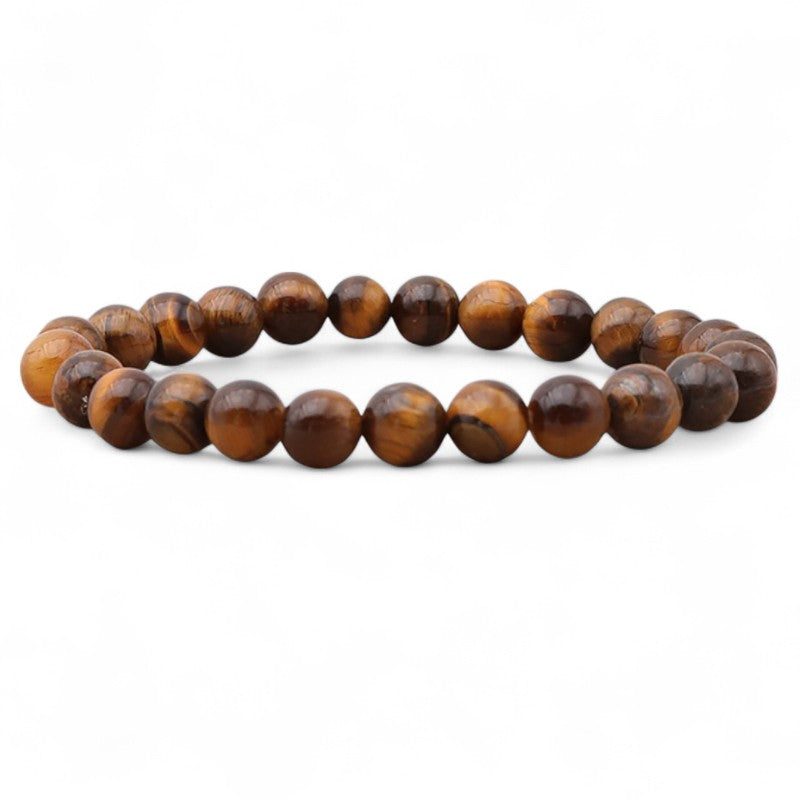 Bracelet taille enfants oeil de tigre A (boules 5-6mm)