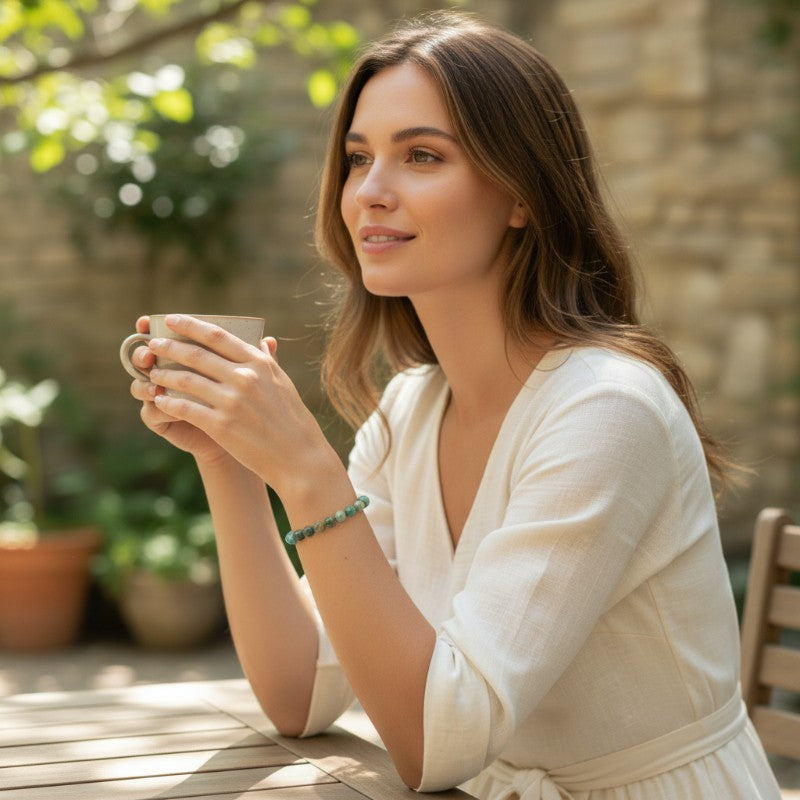 Turquoise bracelet from Africa A (5-6mm beads)