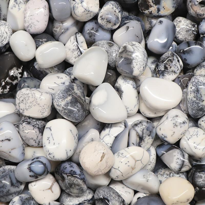 Calcédoine dentritique Turquie AAA (pierre roulée)