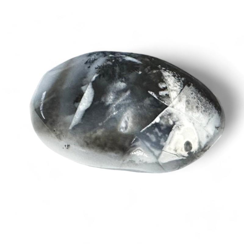 Calcédoine dentritique Turquie AAA (pierre roulée)