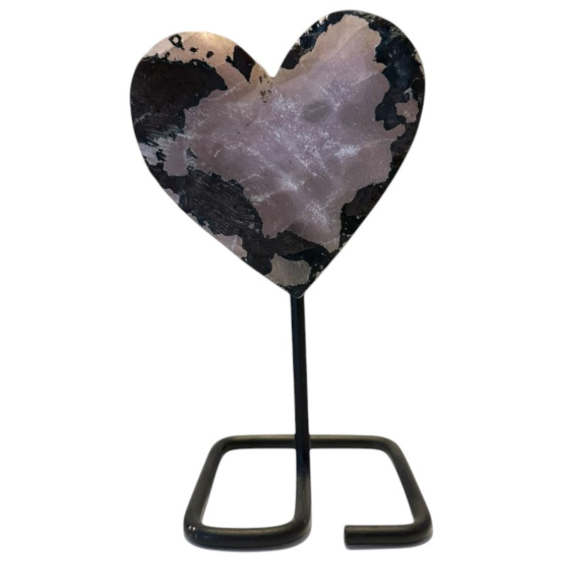 Raw amethyst heart Uruguay AAA 475g