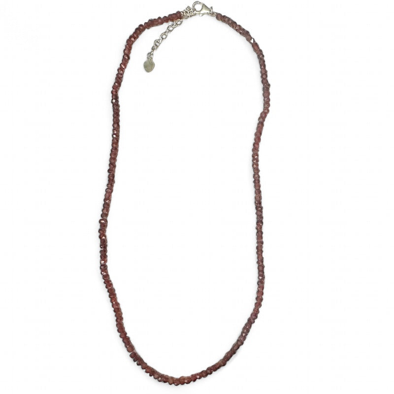 Collar de granate rojo almandino India AA - 45-50mm