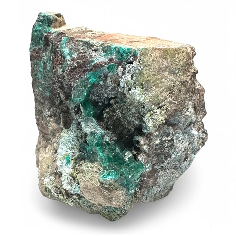 925 silver AAA dioptase ring - Size 53