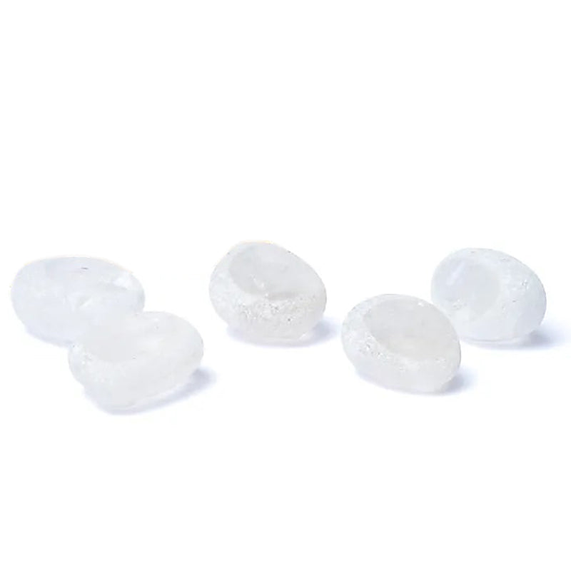 Rock crystal Brazil Emma Egg polished on one side