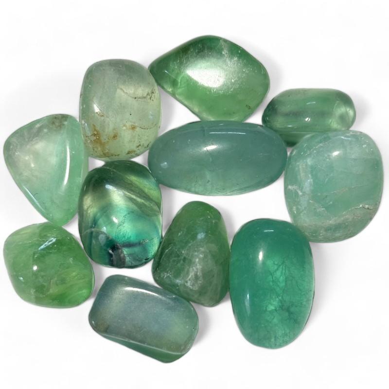 Fluorine verte Chine A+ (pierre roulée)