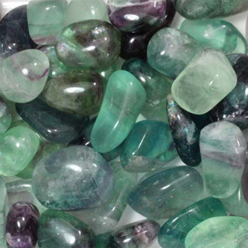 Fluorita multicolor China A (piedra laminada)