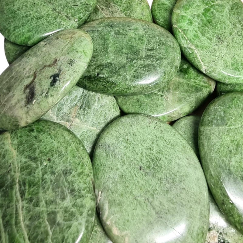 Green aventurine pebble Brazil A