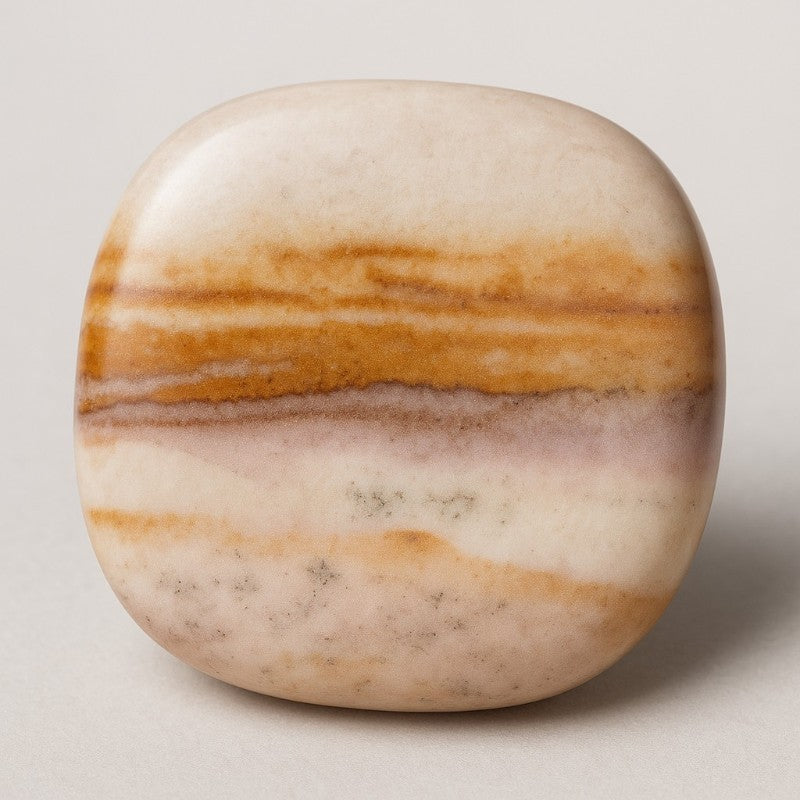 Puesta de sol de guijarros de riolita Indonesia A