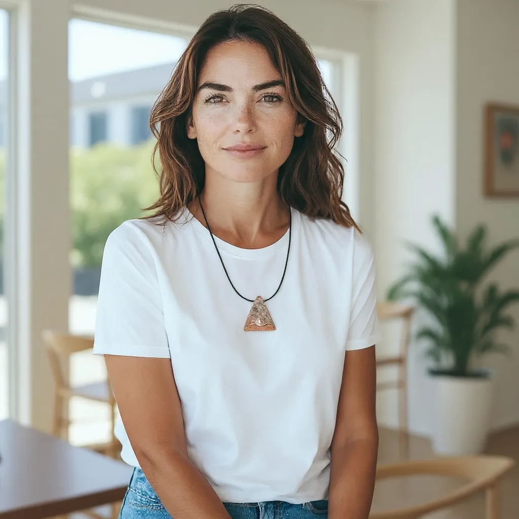Argentinian rhodochrosite pendant A (holey stone) + cord