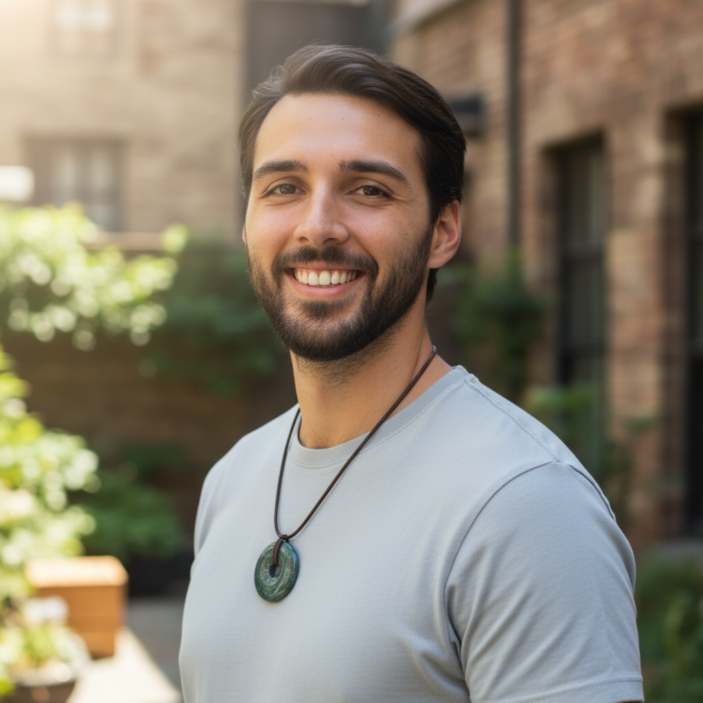 Donut or PI Chinese moss agate Brazil A