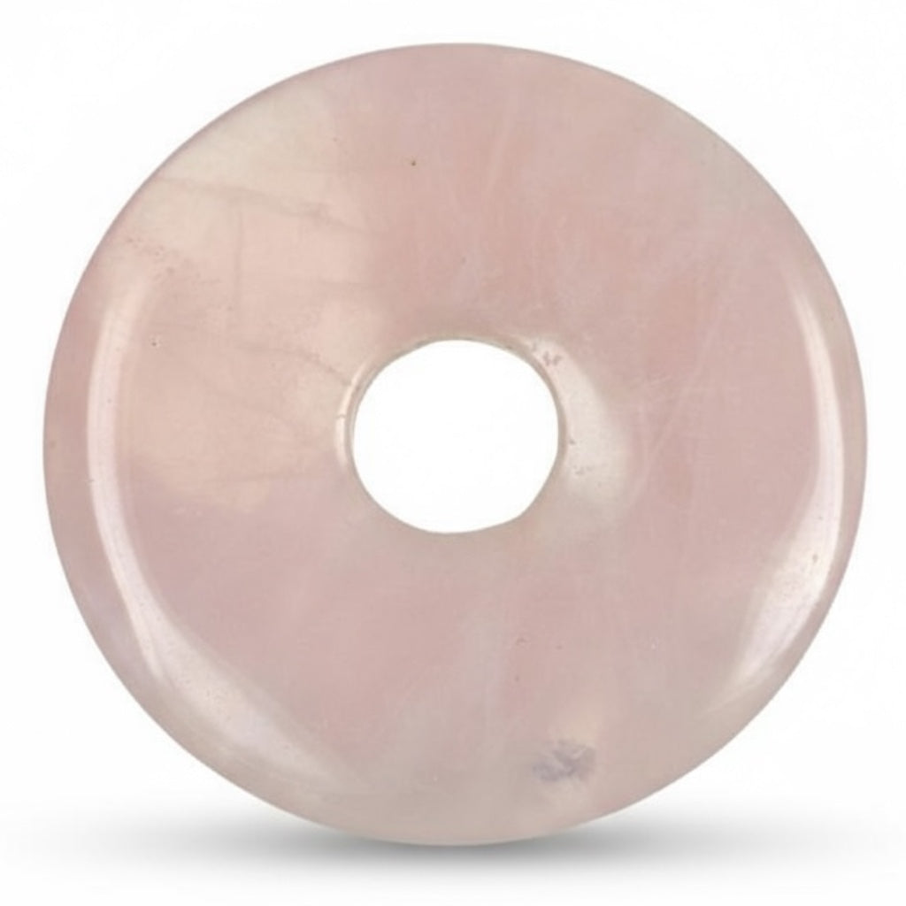 Donut or PI Chinese rose quartz Brazil A